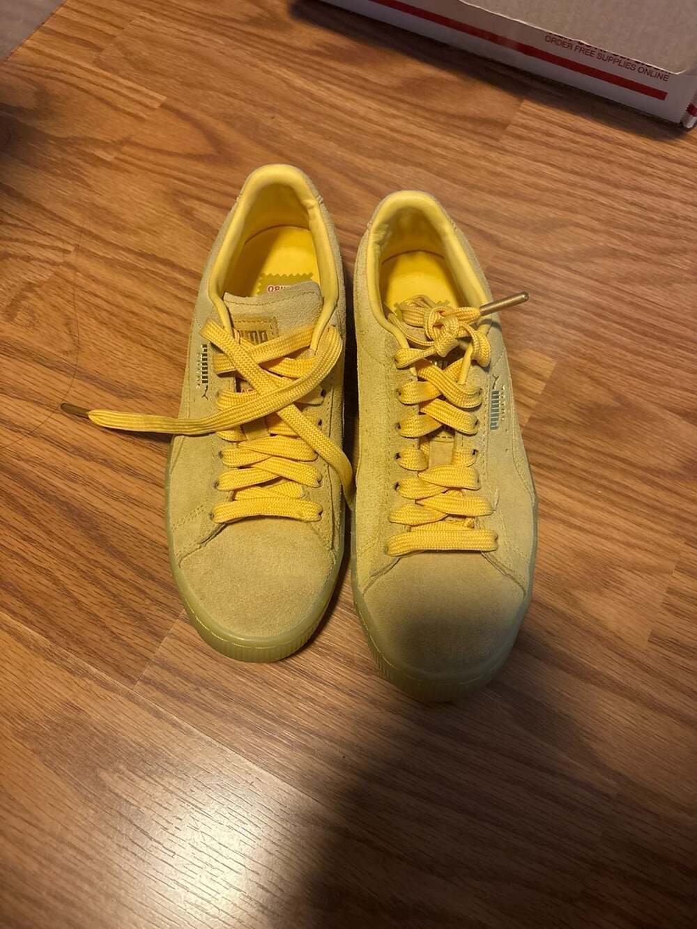 PUMA x Haribo Suede Classic 'Mimosa' Gummy Bear kids 4C Sneakers shoes yellow